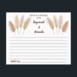 Flyer Conselhos e Desejos para Casal | Placa de Chá de p<br><div class="desc">Torne-o seu próprio texto (e fotografias pessoais). Para acessar ferramentas avançadas de edição,  vá para "Personalizar",  role para baixo e pressione o link "clicar para personalizar mais". Consulte a coleção de cheios para todos os designs correspondentes!</div>