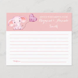 Flyer Conselhos para a placa de Chá de fraldas da mãe e 