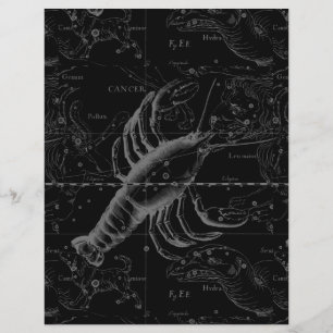 Flyer Constelação de cancer Hevelius 1690 Decor