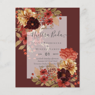 Flyer Convidações de Boda, Queda do Orçamento Caseiro