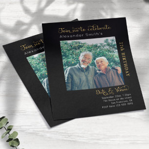 Flyer Convite de Aniversário para Orçamento de Qualquer