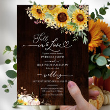 Convite de Casamento Orçamento Girassol Enamorados