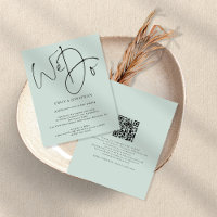CONVITE DE CASAMENTO QR Code PAPEL Nós Fazemos
