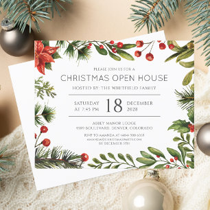 Flyer Convite de Festa de Fim de Ano de Natal Moderno
