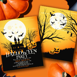 Flyer Convite de Festa de Halloween de Orçamento