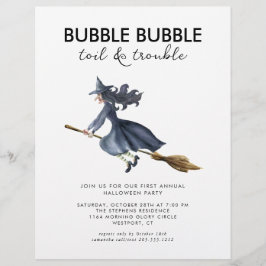 Flyer Convite de Festa de Halloween de Orçamento