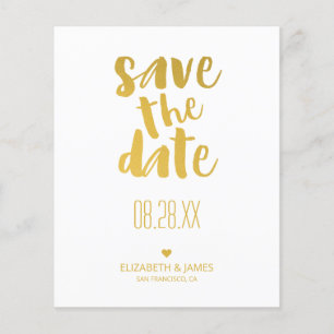 Flyer Convite de Noivado Orçamento Casamento Salve A Dat
