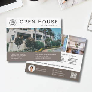 Flyer Convite para Casa Aberta de Imóveis