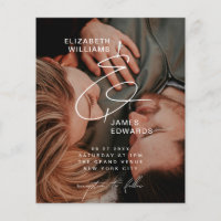 Convite para Casamento de Baixo Custo de Foto de C