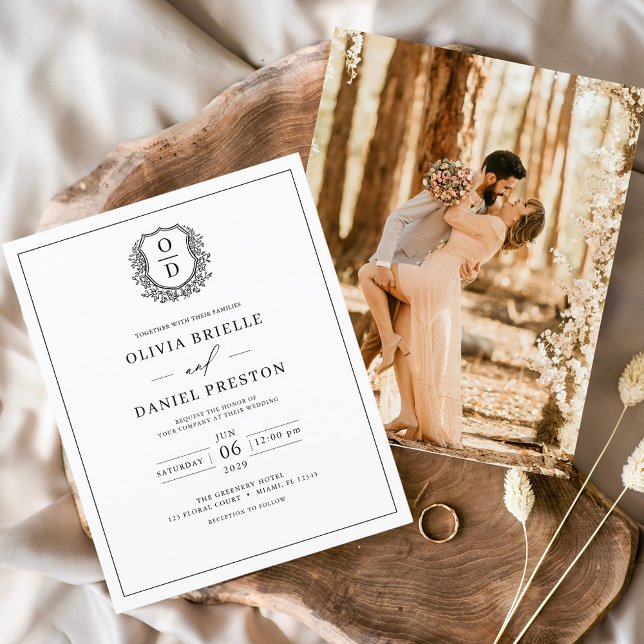 Flyer Convite para Casamento de Fotos Brancas de Peste O (Criador carregado)