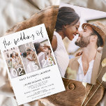 Flyer Convite para Casamento de Fotos Branco e Preto do<br><div class="desc">Celebre sua história de amor com nosso Convite para Casamento de Fotos Branco e Preto no Orçamento. Este convite elegante e barato captura a beleza eterno do seu romance em preto clássico e branco. Projetado para se adequar a qualquer orçamento, este convite não se compromete em estilo. A simplicidade do...</div>