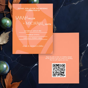 Flyer Convite para Casamento de Orçamento de Colagem de 