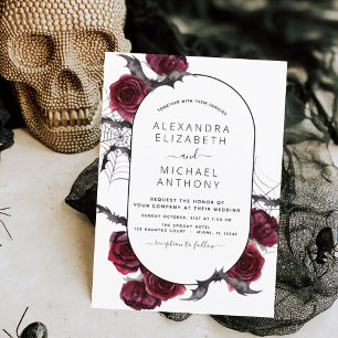 Flyer Convite para Casamento outono de outono de Hallowe