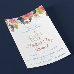 Flyer Convite para Festa de Brunch do Dia das Mães