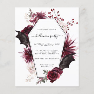 Flyer Convite para Festa de Halloween no Orçamento