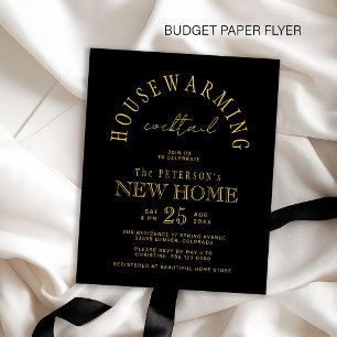 Flyer Convite para festa de inauguração de casa nova den