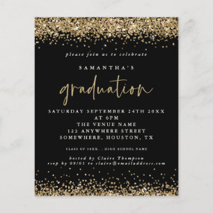 Flyer Convite para Graduação Dourada da Literatura em PA