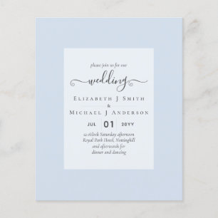 Flyer CONVITES DE MORTE ORÇAMENTAL - Script minimalista