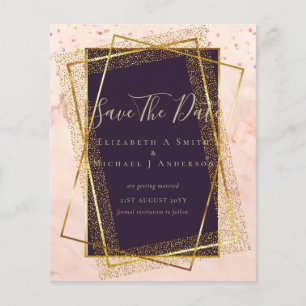 Flyer CONVITES ORÇAMENTAIS À BASE DE LÂMINAS Douradas