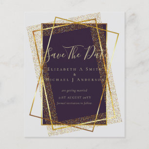 Flyer CONVITES ORÇAMENTAIS À BASE DE LÂMINAS Douradas