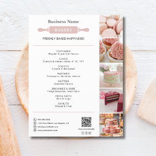 Flyer Cor - de-rosa e cor-de-rosa com papel laminado