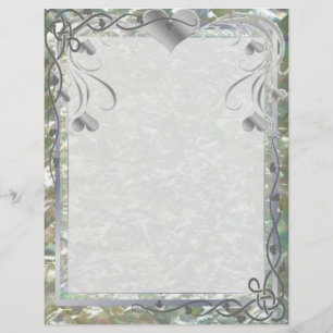 Flyer Cor do papel de essência da pérola do vazio Folha