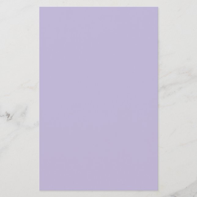 Flyer Cor Lavanda Empoeirada Sólida (Frente)