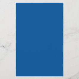 Flyer Cor Sólida Azul Elétrica Média