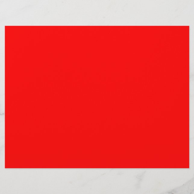 Flyer Cor Sólido Vermelha | Clássico | Elegante | Evoluç (Frente)