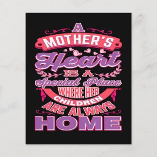 Flyer coração da mãe