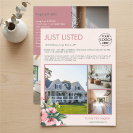 Flyer Coradora Listagem Rosa Agente Imobiliário