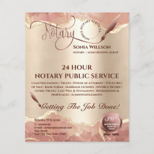 Flyer Corante Notário Móvel e Agente de Sinalização 