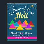 Flyer Cores do Festival Hindu Holi Moderno Personalizáve<br><div class="desc">Cores Holi personalizáveis festival cartão de convite colorido moderno. Celebre o festival Holi Hindu de cores com este colorido design brilhante e feliz. Folha de presente e de mesa de festival estética do festival abstrato holi moderno e moderno. Por favor, consulte a coleção para outros produtos. Hindu feliz Holi festival...</div>