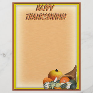 Flyer Cornucopia com Chall Gourds