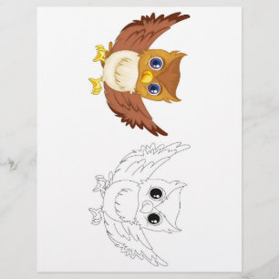 Flyer Coroa de Cartoon Bonita página de colorir crianças