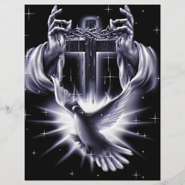 Flyer Coroa de Jesus Cristo de Espinhos e Dovas (Frente)