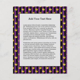 Flyer Coroa de Ouros do Partido Mardi Gras