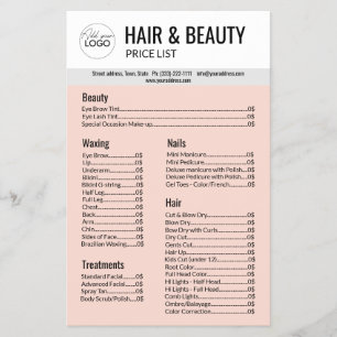 Flyer Corpo de Bela Cabelo Cera Manicure Pedicure Cinza 
