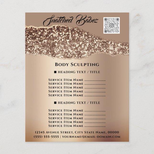 Flyer Corpo Esculpindo Cabelo de Bela Construção Salão C (Frente)