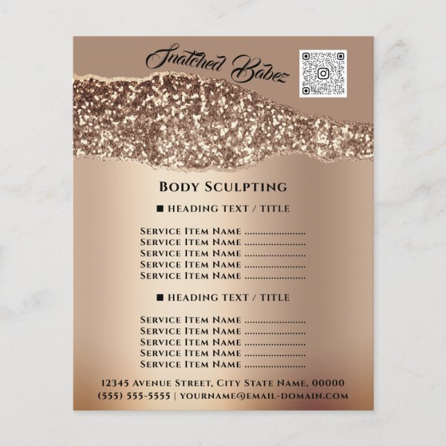 Flyer Corpo Esculpindo Cabelo de Bela Construção Salão Q (Frente)