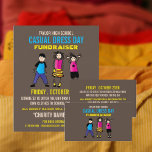 Flyer Crianças da Trendy, Anúncio do Fundraiser Casual d<br><div class="desc">Tendy Kids,  Bandeira Publicitária para data de vestir casual,  da Loja de Cartão de visita.</div>