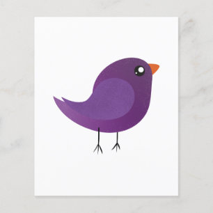 Flyer Crianças, passarinho fofo