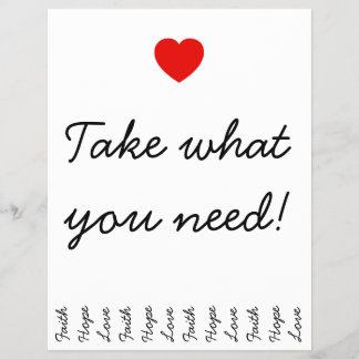 Flyer Crie as tiras rasgadas