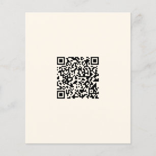 Flyer Crie Instantaneamente um Código QR Branco Esmaec
