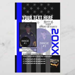 Flyer Crie o seu próprio com 3 imagens e 9 linhas de te