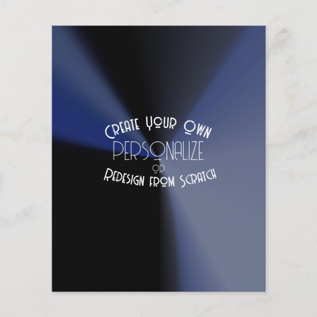 Flyer Crie o Seu Próprio Personalizado (Frente)