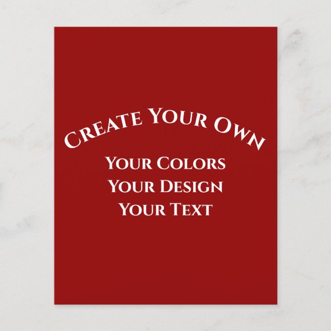 Flyer Crie seu (Frente)