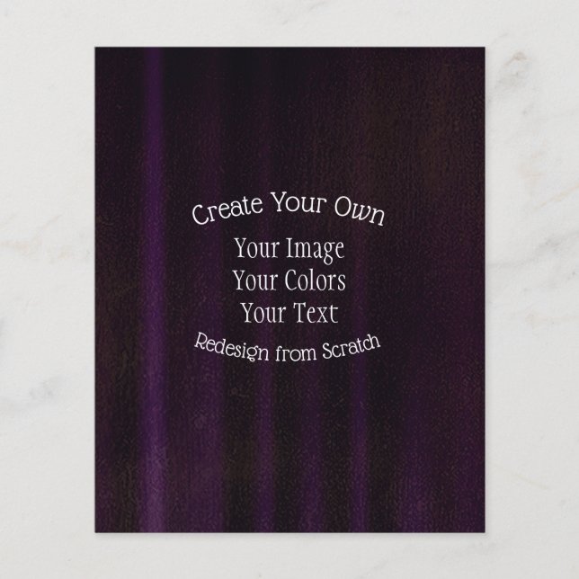 Flyer Crie seu próprio personalizado (Frente)