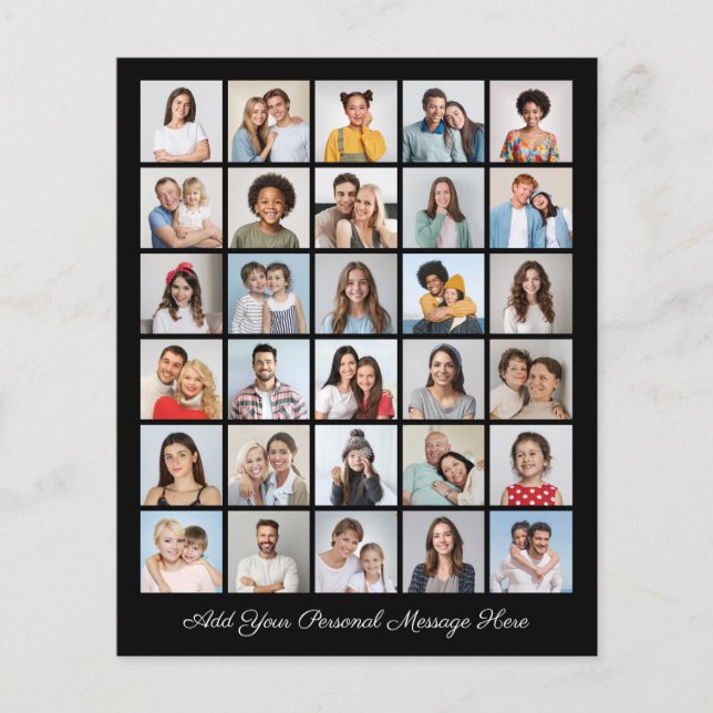 Flyer Crie sua própria colagem de fotos 30 (Frente)