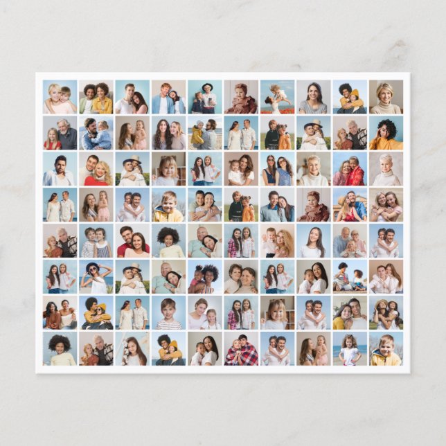 Flyer Crie Sua Própria Colagem De Fotos 80 (Frente)